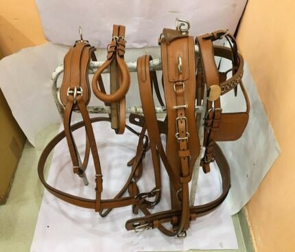 Driving Harness For Single Horse Tan Leather